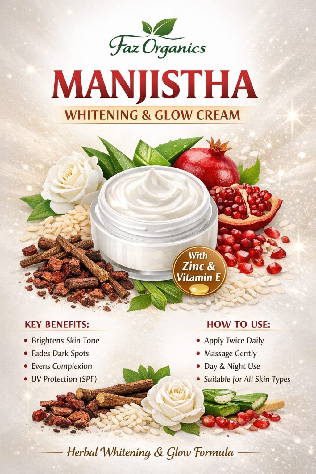 Manjistha Whitening Cream