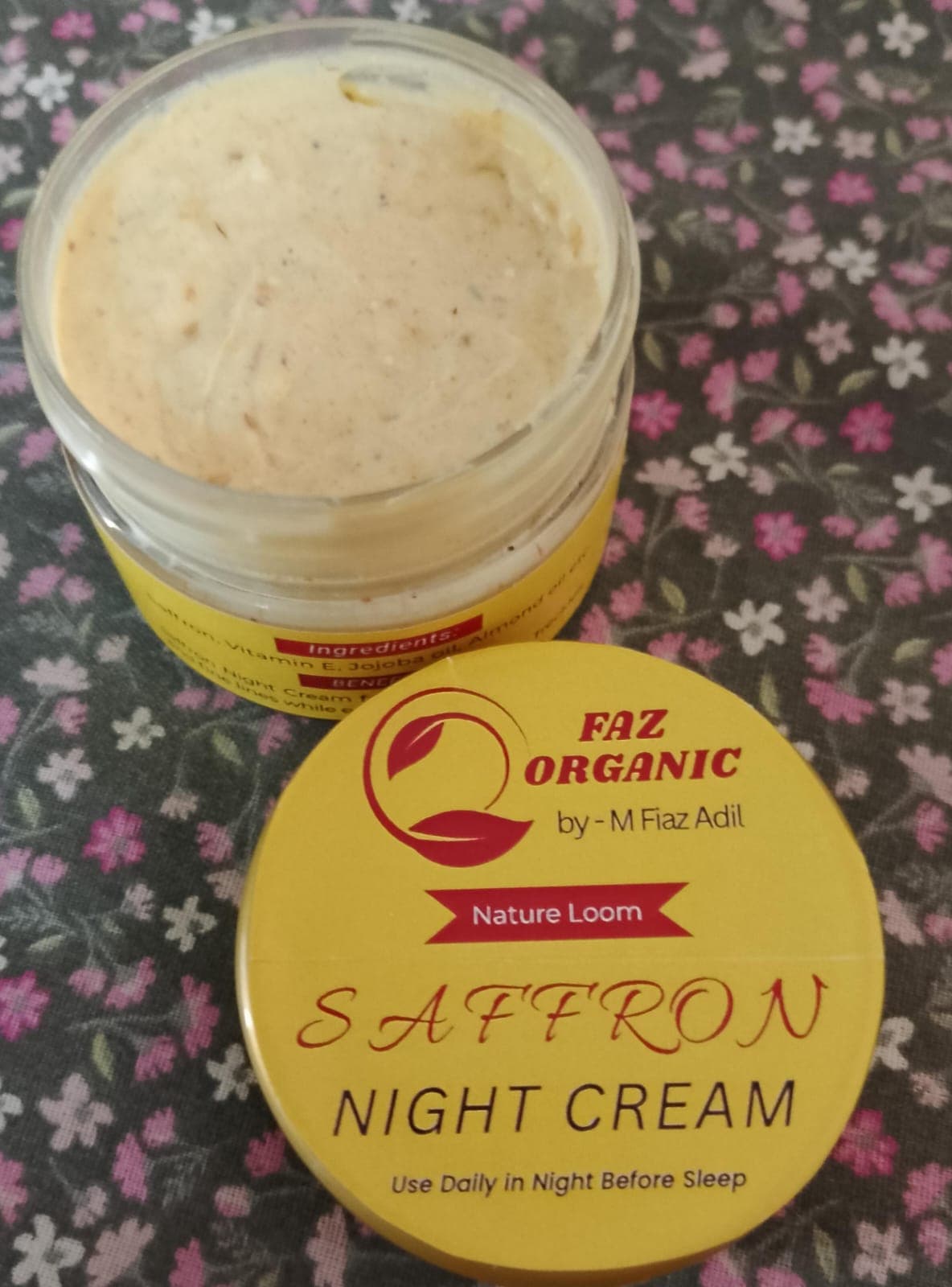 Saffron Night Cream