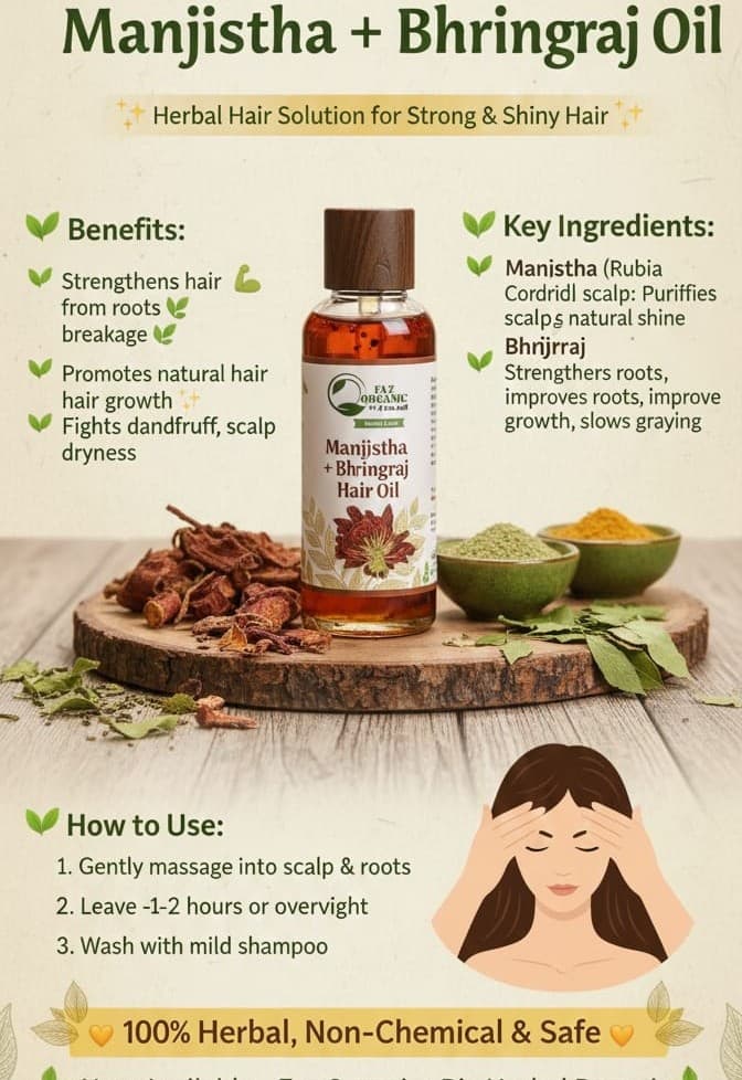 Manjistha + Bhringraj oil